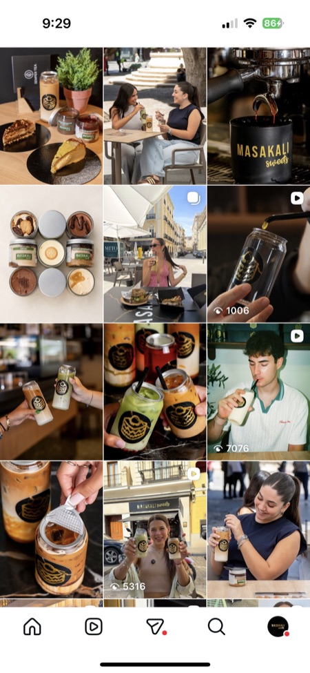 Contenido de Instagram @masakalisweets
